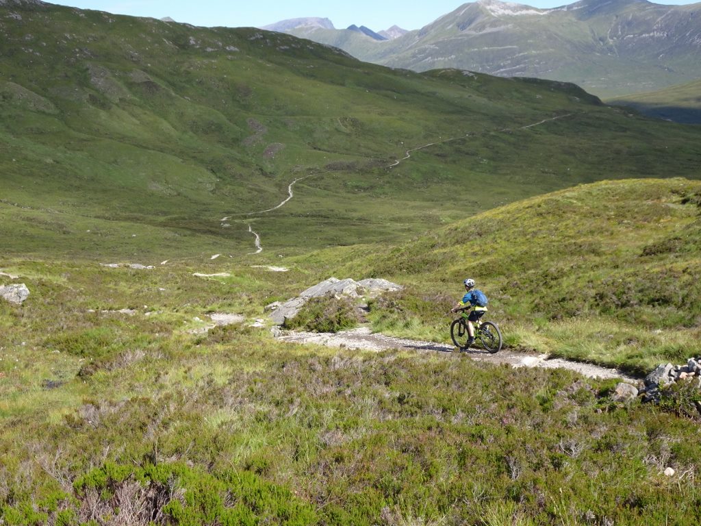Descending the Devil's Staircase on the West Highland Way