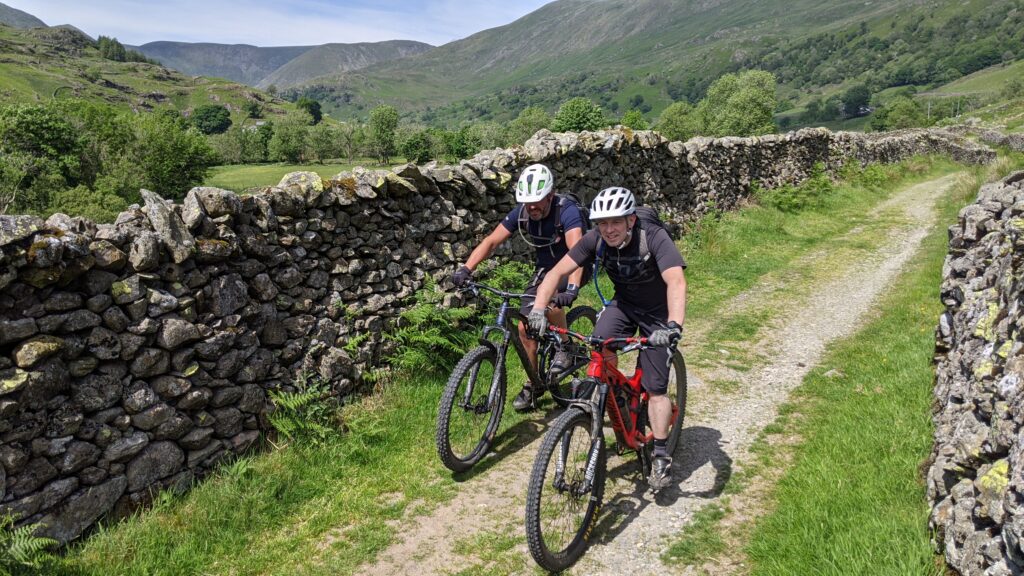 Relaxed gentle cycling in the Lake District