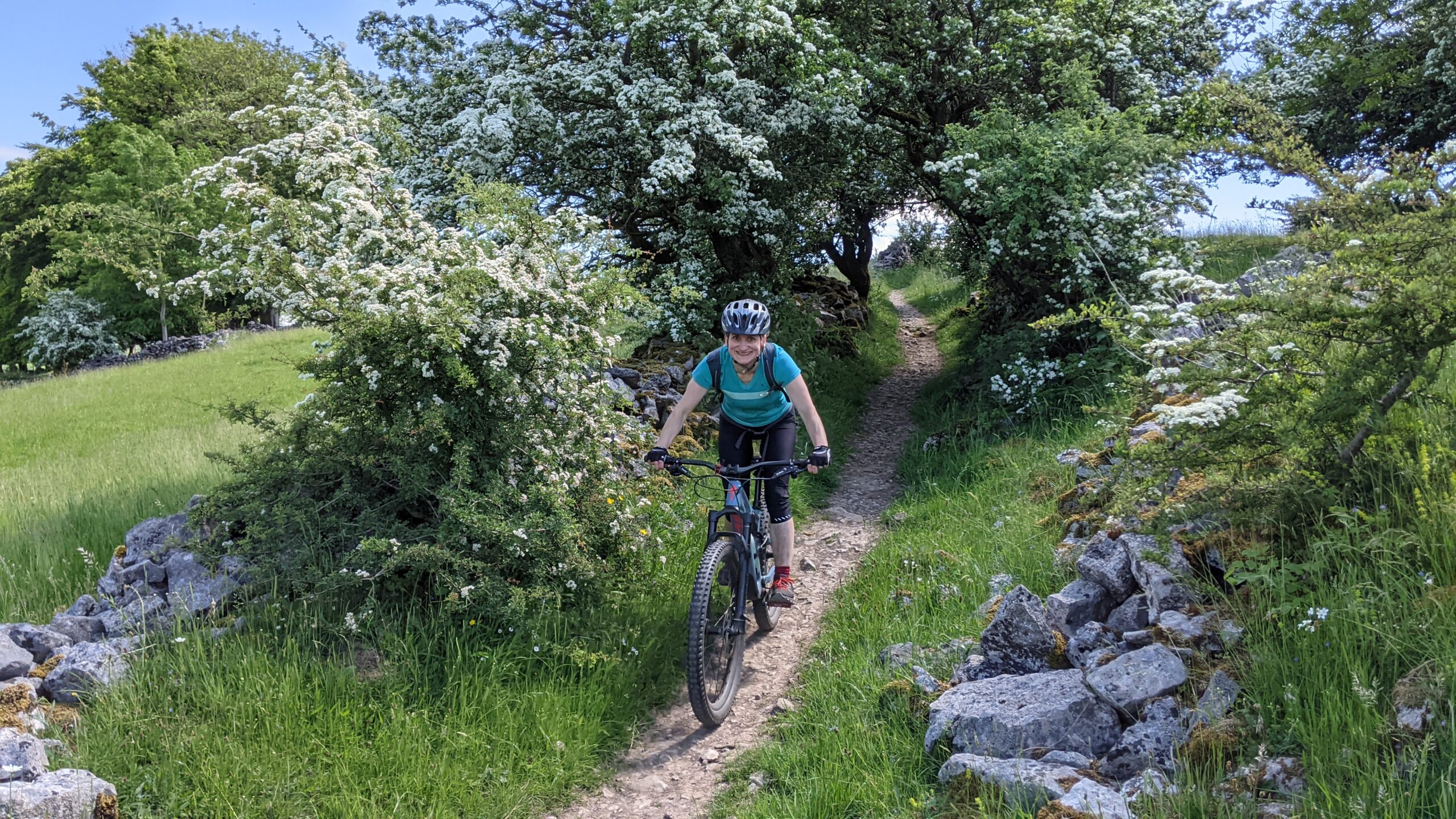 Riding Mellow singletrack in the White Peak