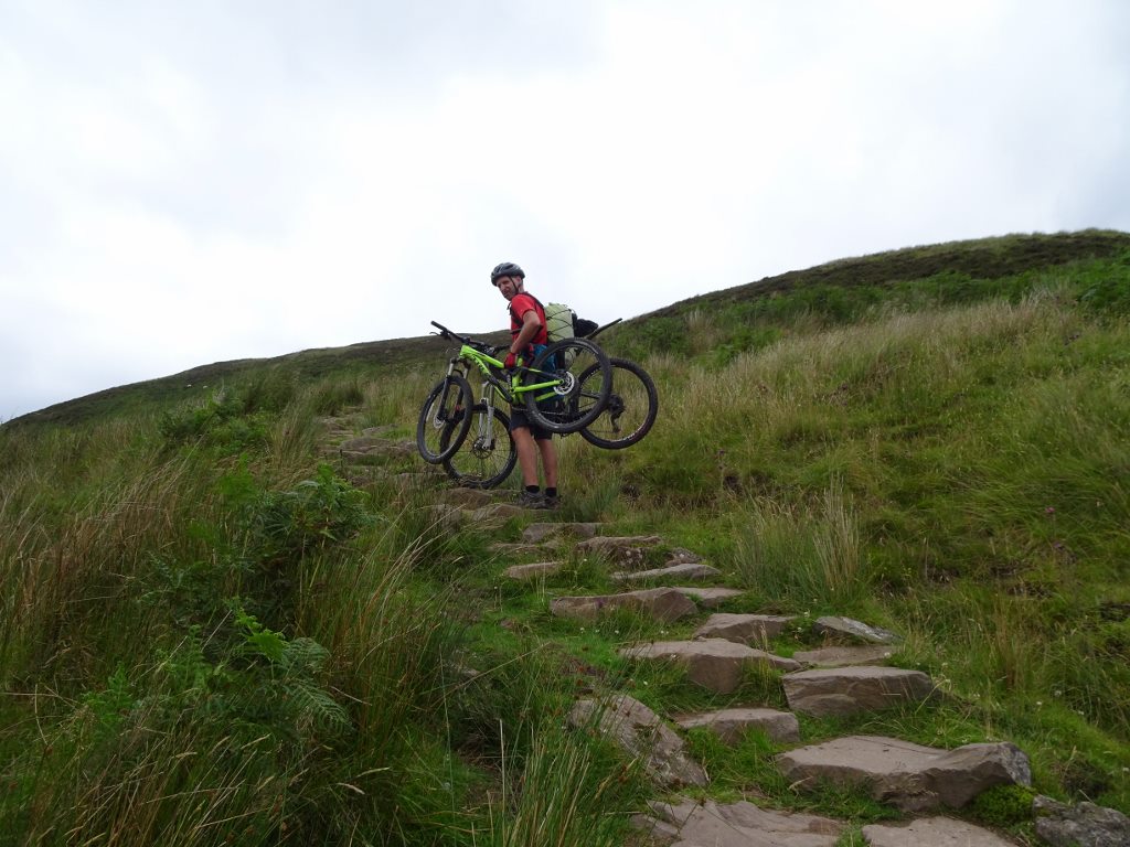 Hikeabikes up Conic Hill